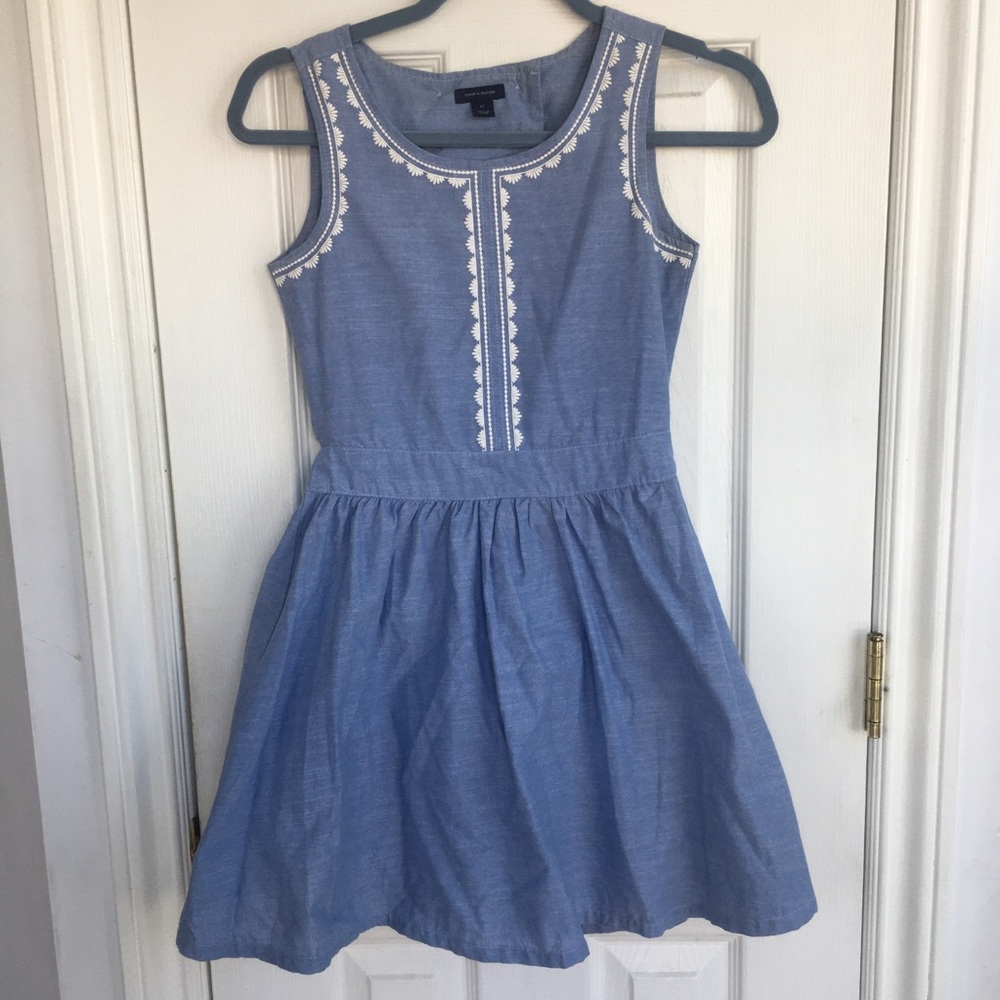 Tommy Hilfiger Girls 12 Denim Dress